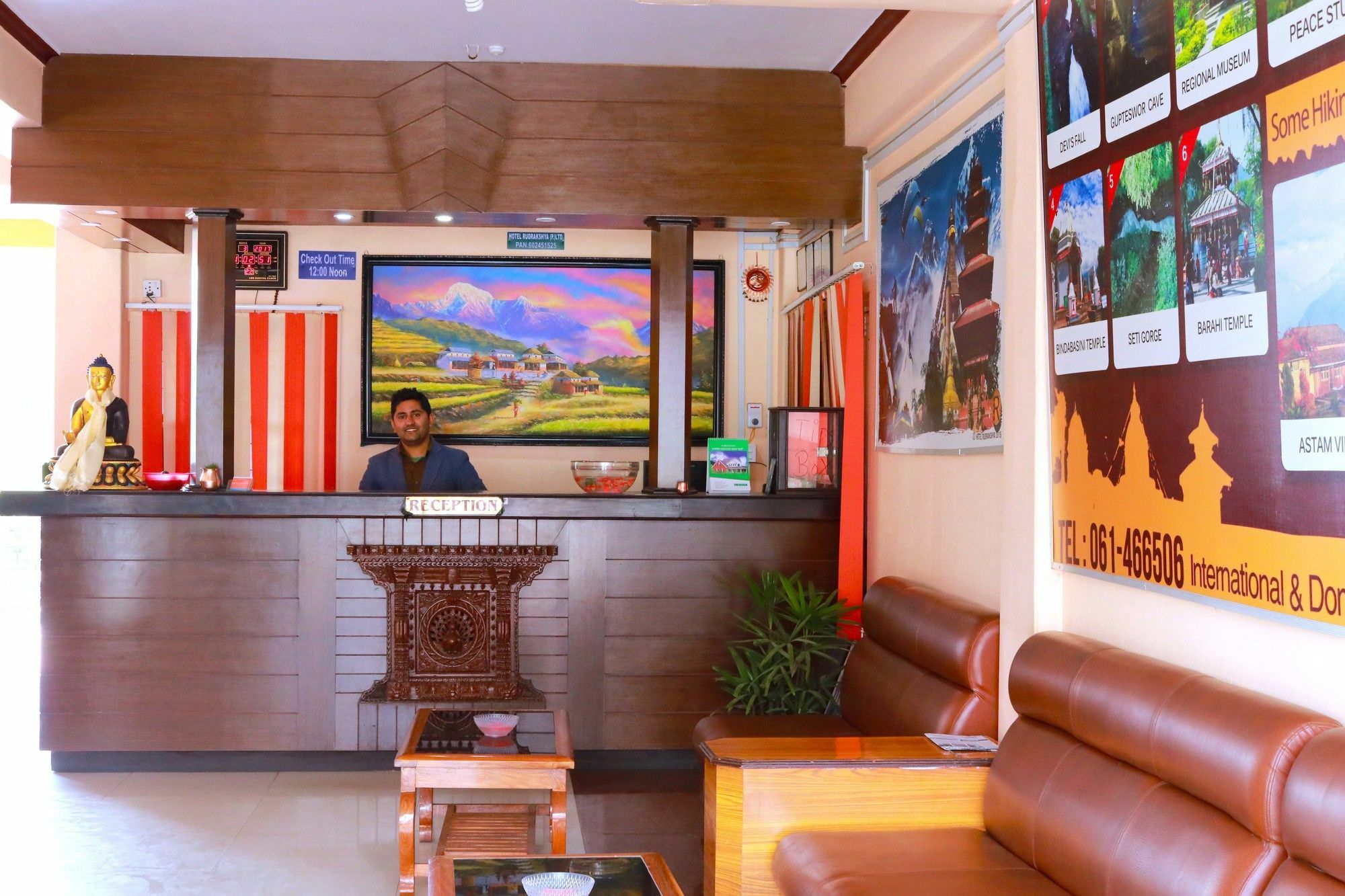 Hotel Rudrakshya Pokhara Exteriör bild